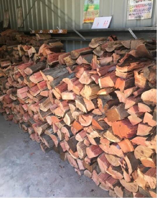 Chopped and ready to deliver: The Lansdowne RFS brigade is raffling firewood to raise much needed fund. Tickets are still on sale.