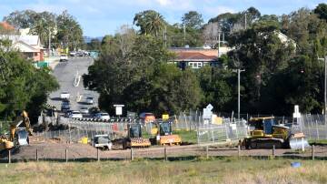 Site construction and planning works have started at Cedar Party Creek Bridge, Wingham. Picture Scott Calvin