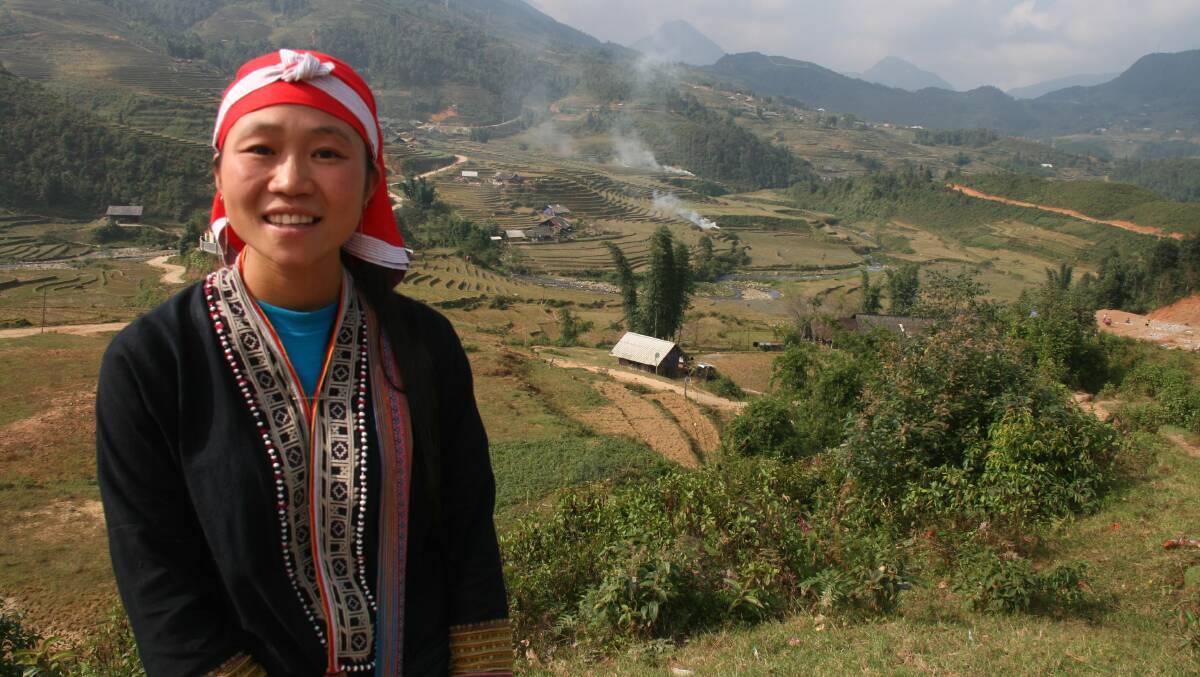 The young Red Dao woman who guided us on three wonderful days around Sapa. 