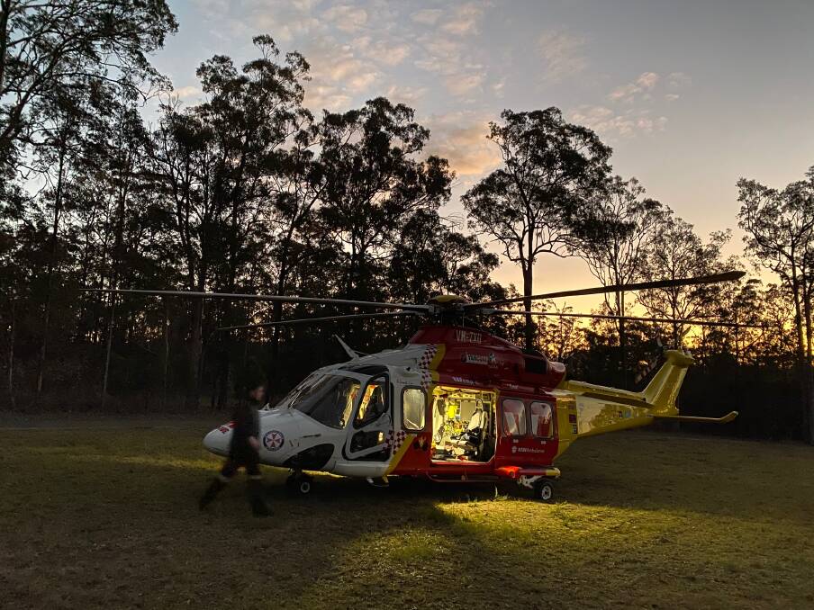 Woman airlifted to Newcastle following motorcycle accident