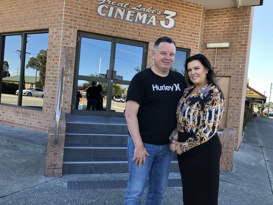 Peter and Jaire Howard operate two cinemas in Tuncurry and Taree.