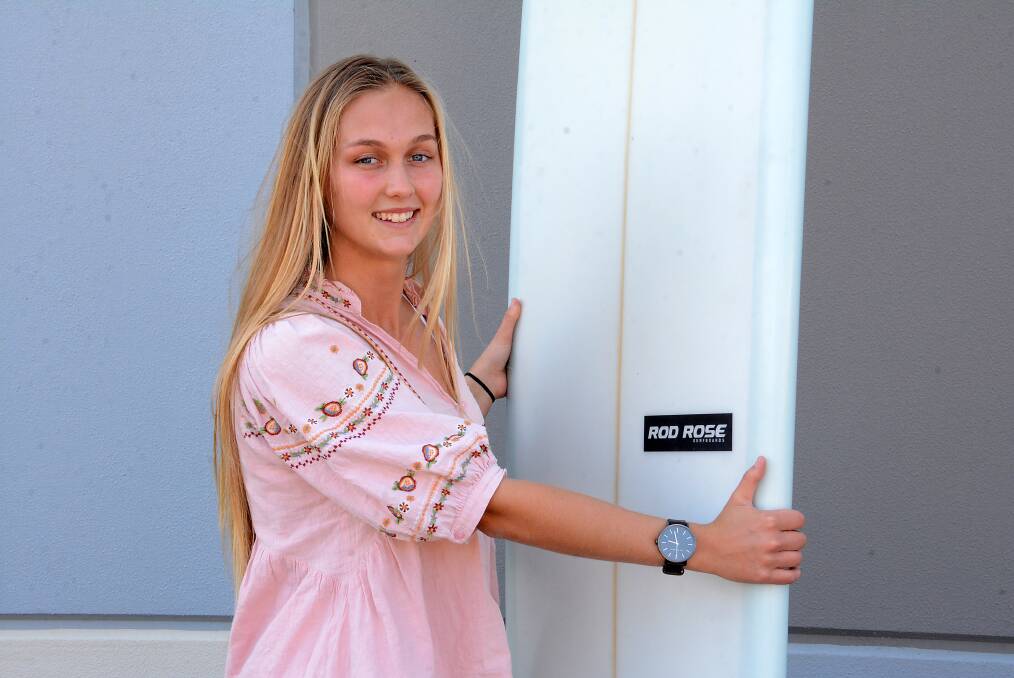 Nineteen-year-old Halle Ford has been elected president of the Black Head Longboarders Club.