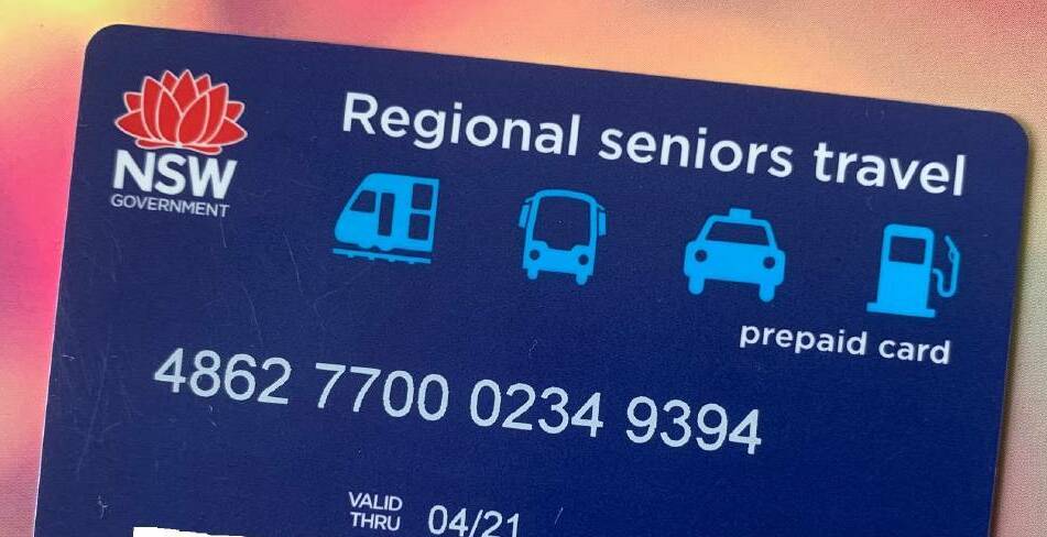 transport nsw seniors travel card