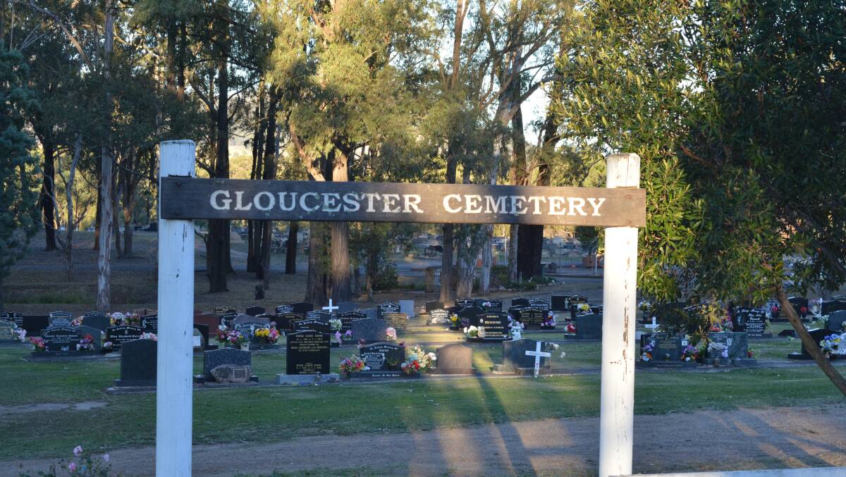 Gloucester cemetery is one of the most expensive places in the MidCoast Council region to bury a loved one. 