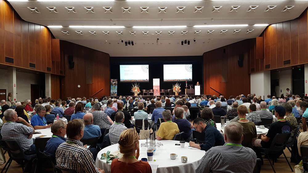 A packed house at the 2019 Landcare and Local Land Services conference in Broken Hill. Photo supplied