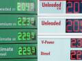 Prices of fuel at two separate petrol stations in Taree on Tuesday, March 15.