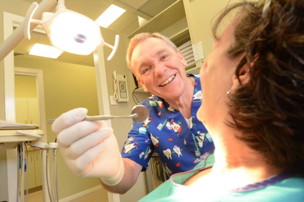 Dr Charles Everingham is going on out his own terms after 38 and a half years as a Taree dentist. Photo Scott Calvin