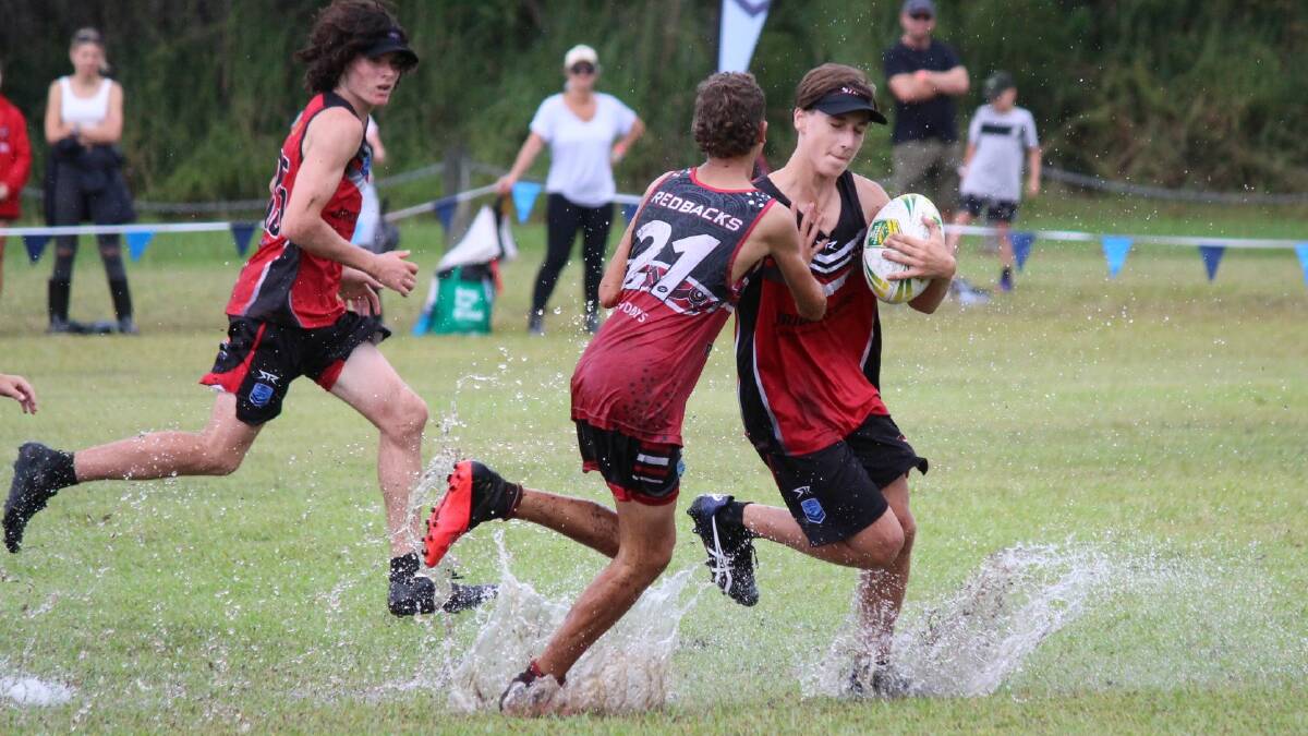 Splashing around: The NSW Junior State Cup had to be cancelled following an overnight deluge on February 19. Photo: Tracey Fairhurst