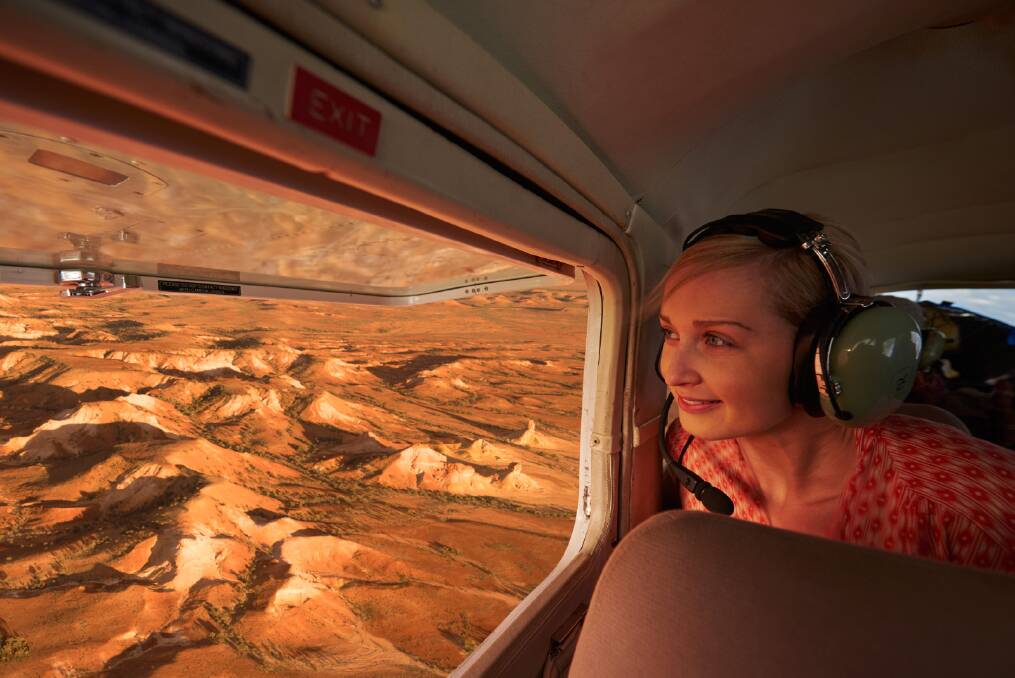Painted Hills, Anna Creek Station, Wrightsair Scenic Flight. Photo - South Australian Tourism Commission