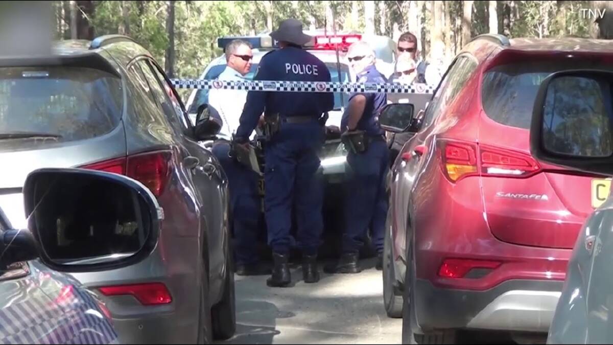 Human remains are found in dense bushland in Yarratt State Forest. Photo: Screen grab from YouTube