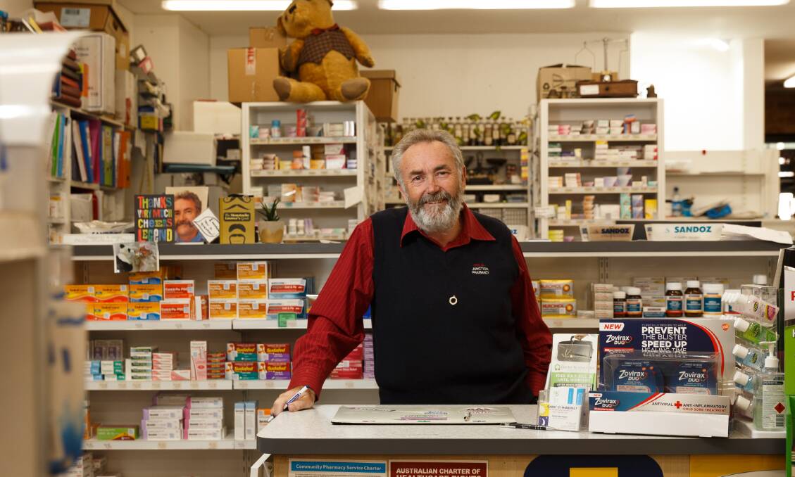 Darby Street Pharmacy pharmacist Philip Matthews.