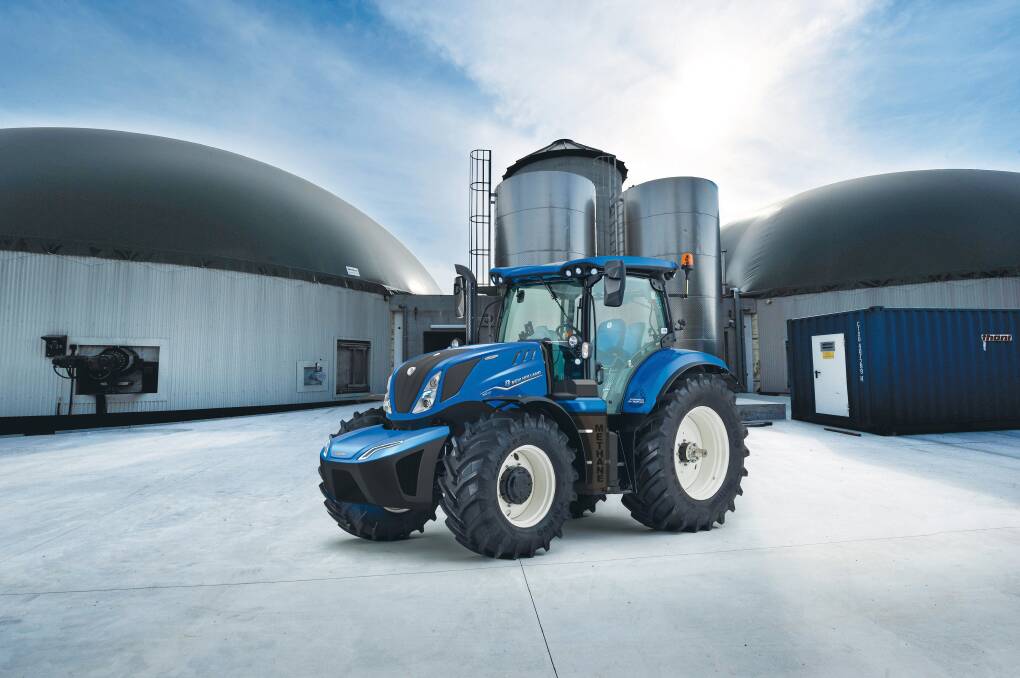 GAME CHANGER: New Holland's Ben Mitchell says the company's new methane-powered T6 tractor is a game changer in slashing greenhouse gas emissions as well as engine quietness. 