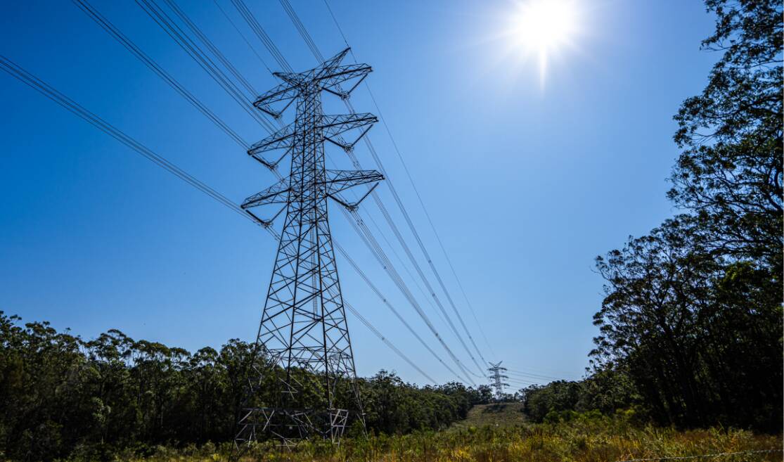 The Hunter Transmission Project towers will be around 70 metres tall and be spaced between 400 and 600 metres apart within a 70 metre wide easement.