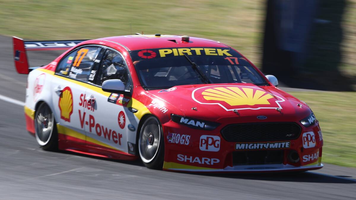 UNSTOPPABLE: Scott McLaughlin has set the practice lap record at Mount Panorama. Photo: PHIL BLATCH