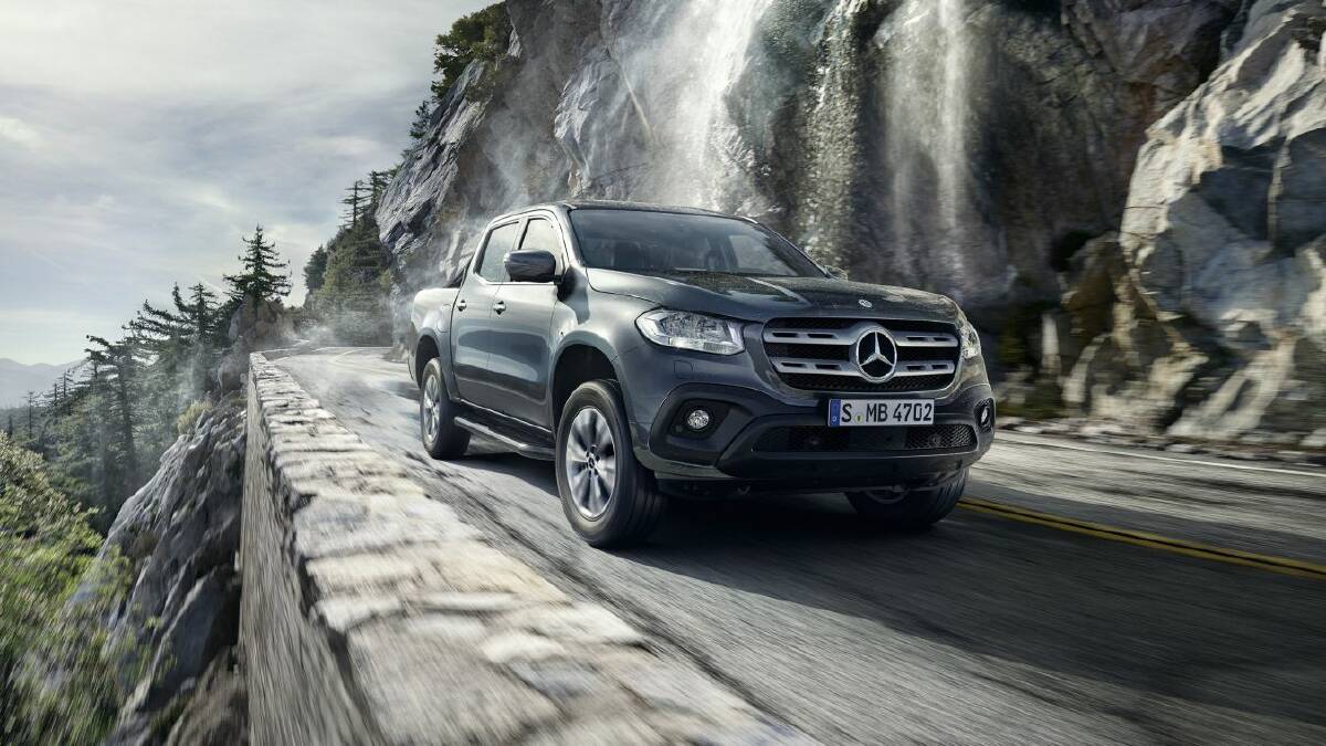 Prestige: Mercedes-Benz' new X-Class ute is on sale now. Quiet on the road, the X-Class sets a new benchmark for cabin comfort, safety and tech.