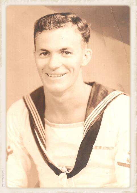 Ken Maplass in his Navy days.
