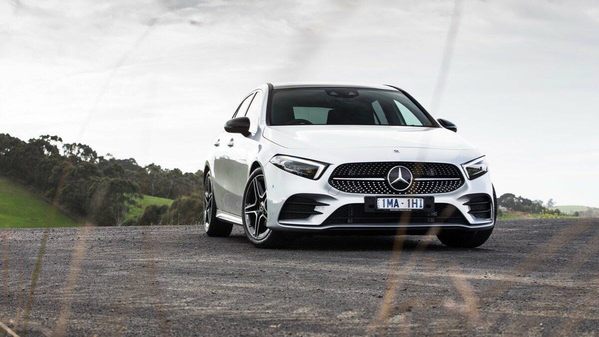 Technology: The 2018 Mercedes-Benz A200 hatchback is the first in a bigger A-Class family to go on sale in Australia. Photo: Supplied