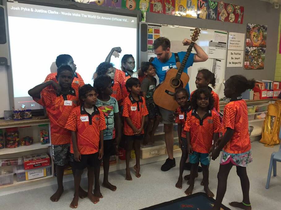 Giving back: "Excited to be heading to the Tiwi Islands off the coast of Darwin to do some workshops with the kids. Honoured to have the opportunity to visit." The Indigenous Literacy Foundation's photo.
