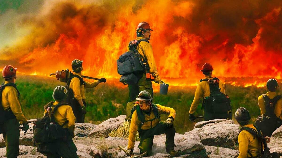 Based on truth: Only the Brave is packed with stars, and action and does a good job of paying tribute to the firefighters who face horrific scenes like this in real life.