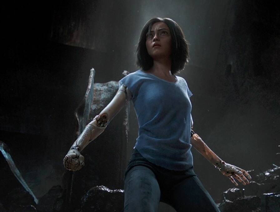 This girl kicks butt: Alita Battle Angel is a cyborg more terminating than the Terminator. Now showing at Fays Twin Cinema Taree. Photo: 20th Century Fox