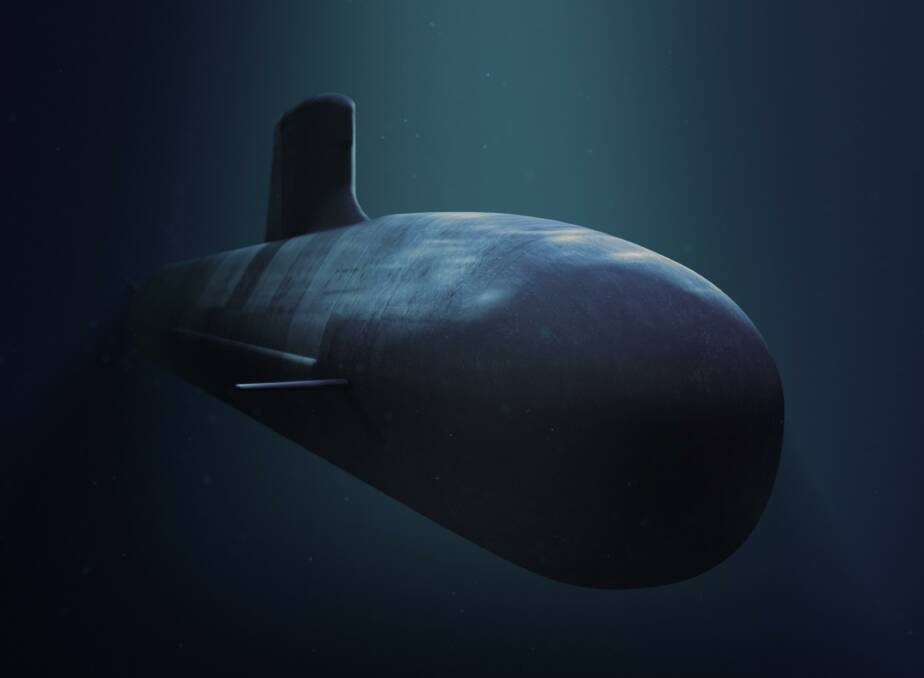 Artist's impression of the new submarines. Picture: Naval Group