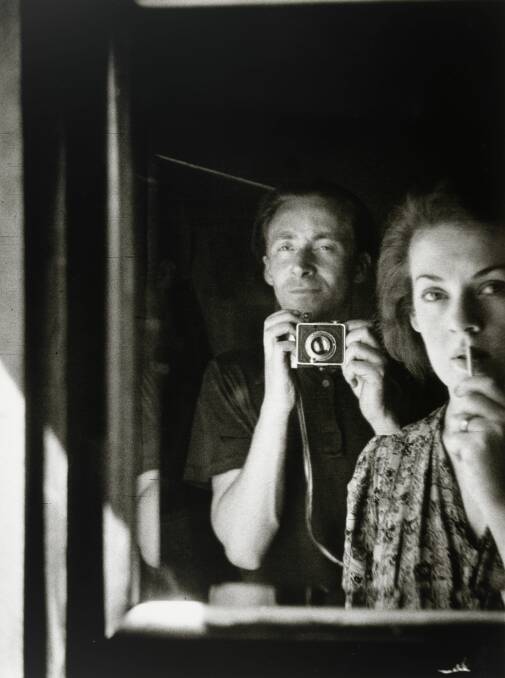 In the mirror: Self portrait with Joy Hester, 1939, by Albert Tucker. Picture: Supplied