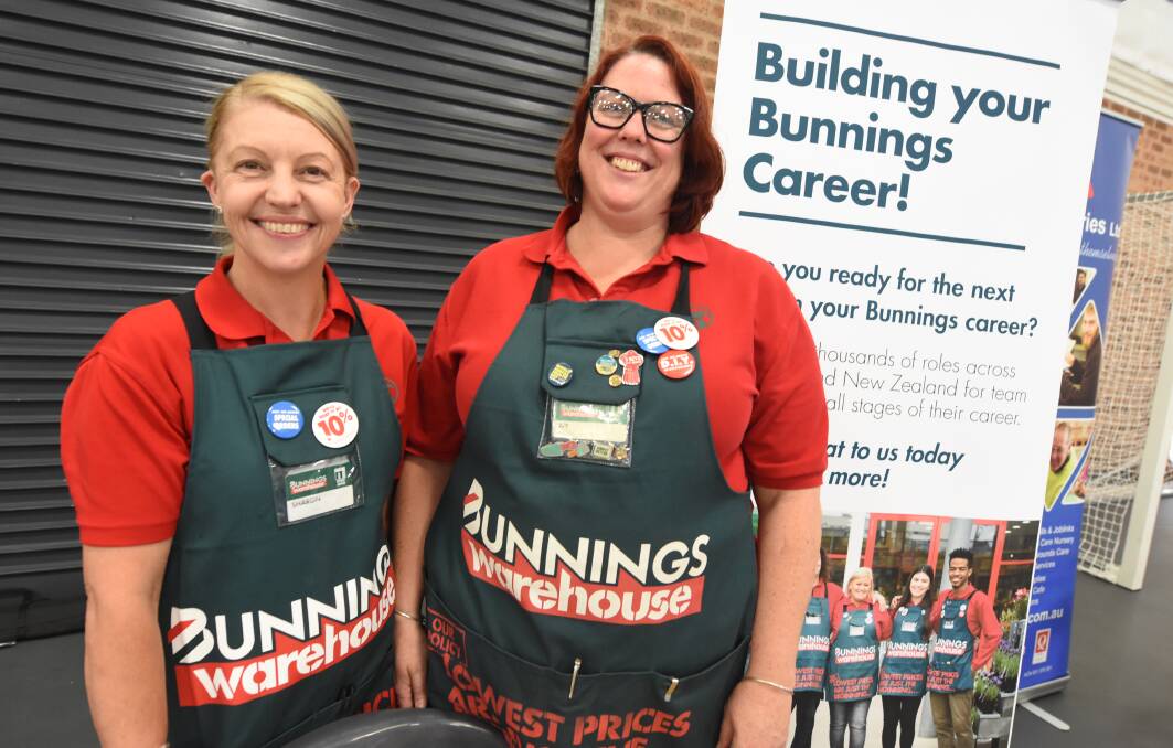 Event organiser Glenn Davis said Bunnings representatives Sharon Yarnold and Wy Summers left the event "with over two pages of names of people they can look into assisting with work opportunities."