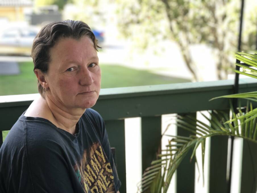 Lynda feels "stressed and frustrated" after two years of trying to secure an affordable rental property in the Manning Valley. Photo: Ainslee Dennis.