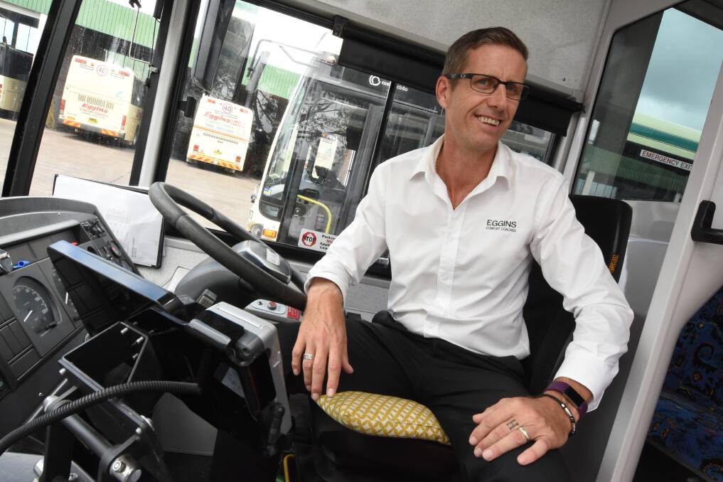 Richard Eggins is keen to see more people use Eggins Bus Coaches.