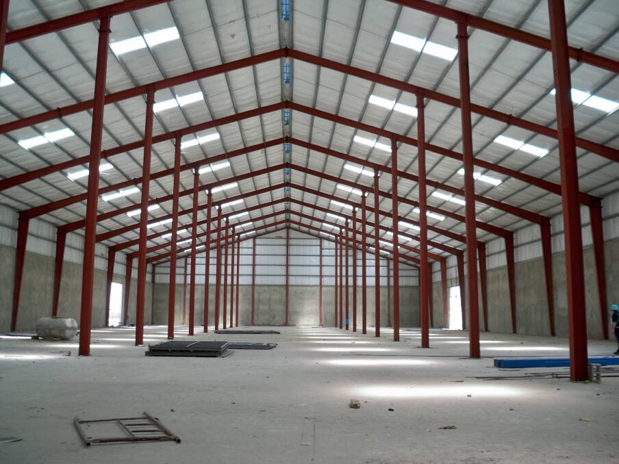 The completed warehouse for the United Nations World Food Program in the Port of Mogadishu. Greg says it was "completed against the odds - suicide bombers, kidnappers, pirates and in a war zone" and describes it as "a tribute to perserverance."