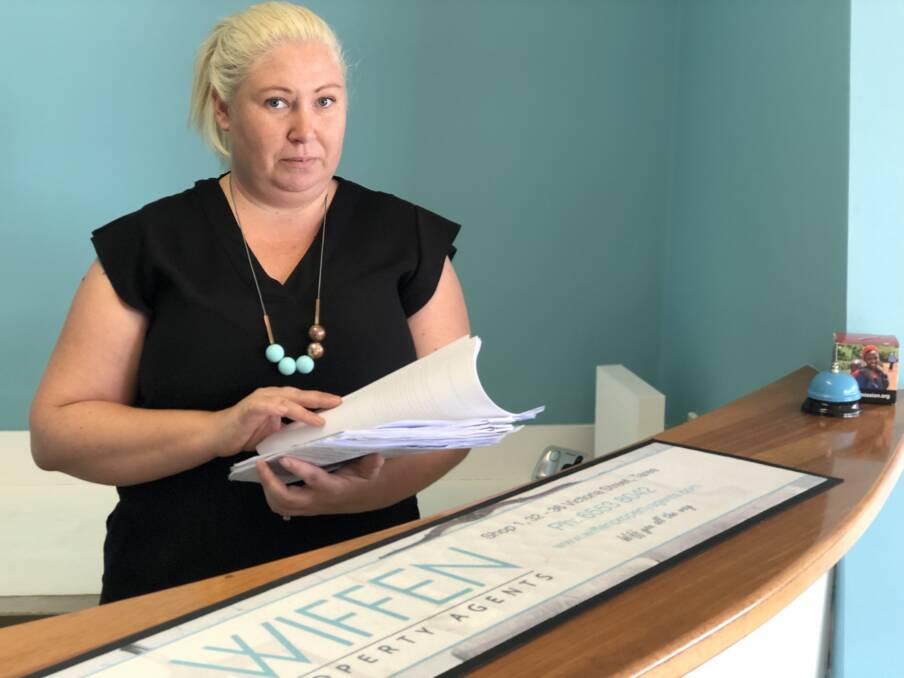 Demand for affordable private rentals exceeds supply, with Ms Wiffen revealing that 15 people recently applied to rent a property being managed by Wiffen Property Agents. Photo: Ainslee Dennis.