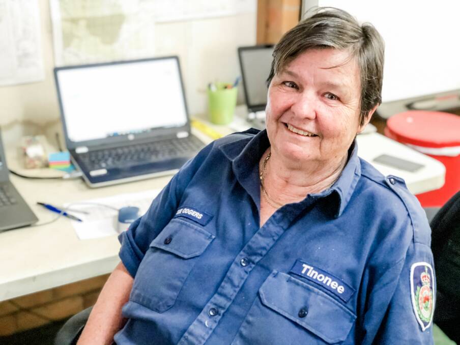 Sue Odgers of Tinonee Rural Fire Brigade is urging men and women to consider volunteering, or supporting the local brigade in their area. Photo: Ainslee Dennis.