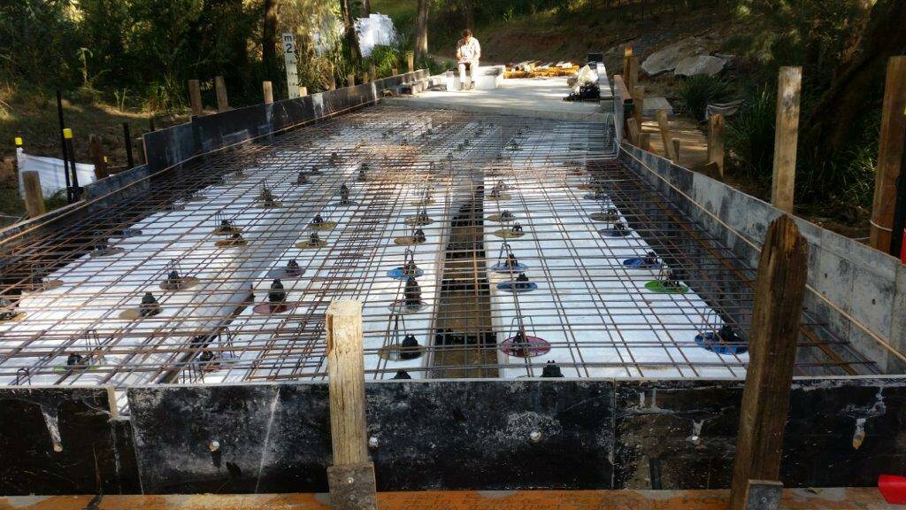 Construction: Residential concrete slabs are formed with waffle pods, however, in a world first solution, they were used to create a Belbora Creek Road culvert.