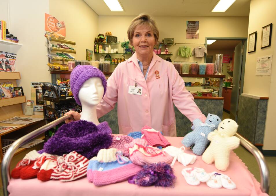 Colleen Cox of Kimbriki recently earned a 20-year service bar for her volunteer work with the Pink Ladies at Manning Hospital. Photo: Scott Calvin.