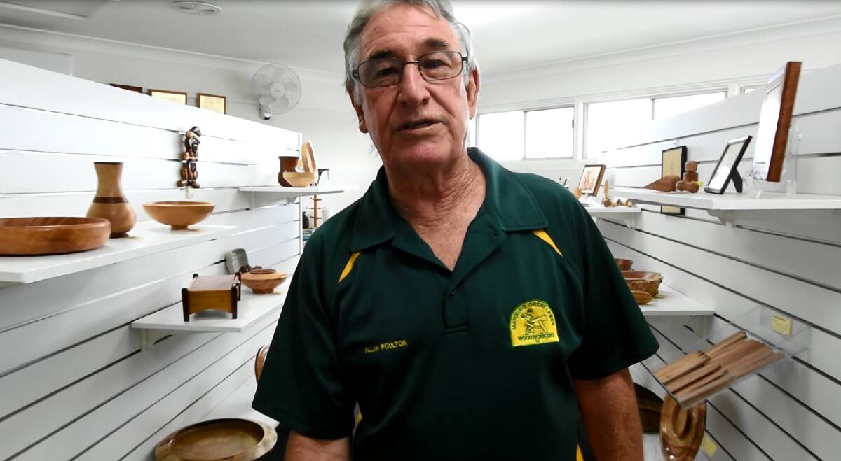 Allan Poulton says the Roebuck rocking horse will be on display at the Manning-Great Lakes Woodworkers gallery at 100 River Street, Taree, which is next to Martin Bridge. It is open on Saturday from 9am to 2pm.