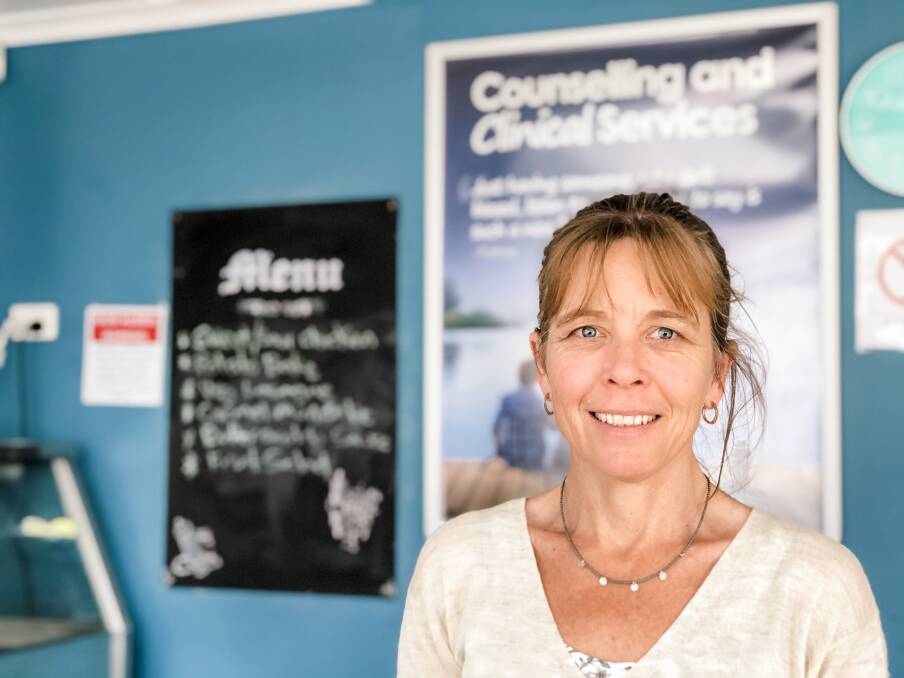 Psychologist Ros Redshaw respectfully connects with homeless men and women in Taree, and says "I think what people miss is that it could be them. They are like us, it's not us and them, it's we." Photo: Ainslee Dennis. 