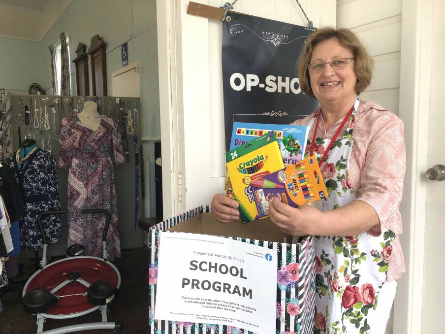 Elaine Windred is inviting people to bring donations to support the school program donation drive. Photo: Ainslee Dennis.