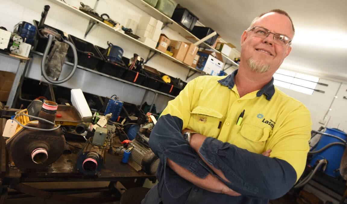 Honest conversations and GP support are key to making inroads on men's mental health, says Jeff Brown of Laser Electrical Taree. Photo: Scott Calvin.