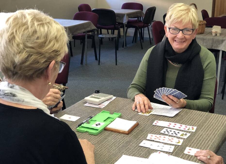 Pauline plays bridge at Taree Bridge Club around two or three times a week, and says "it's an amazing game as no two hands are ever the same, and the people are great." Photo: Ainslee Dennis.