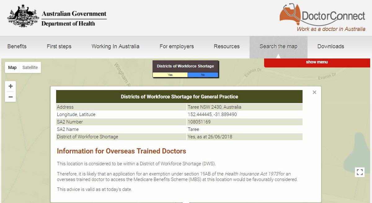 The Department of Health developed the DoctorConnect website to assist doctors trained outside of Australia or doctors interested in incentives to work in regional, rural and remote Australia.