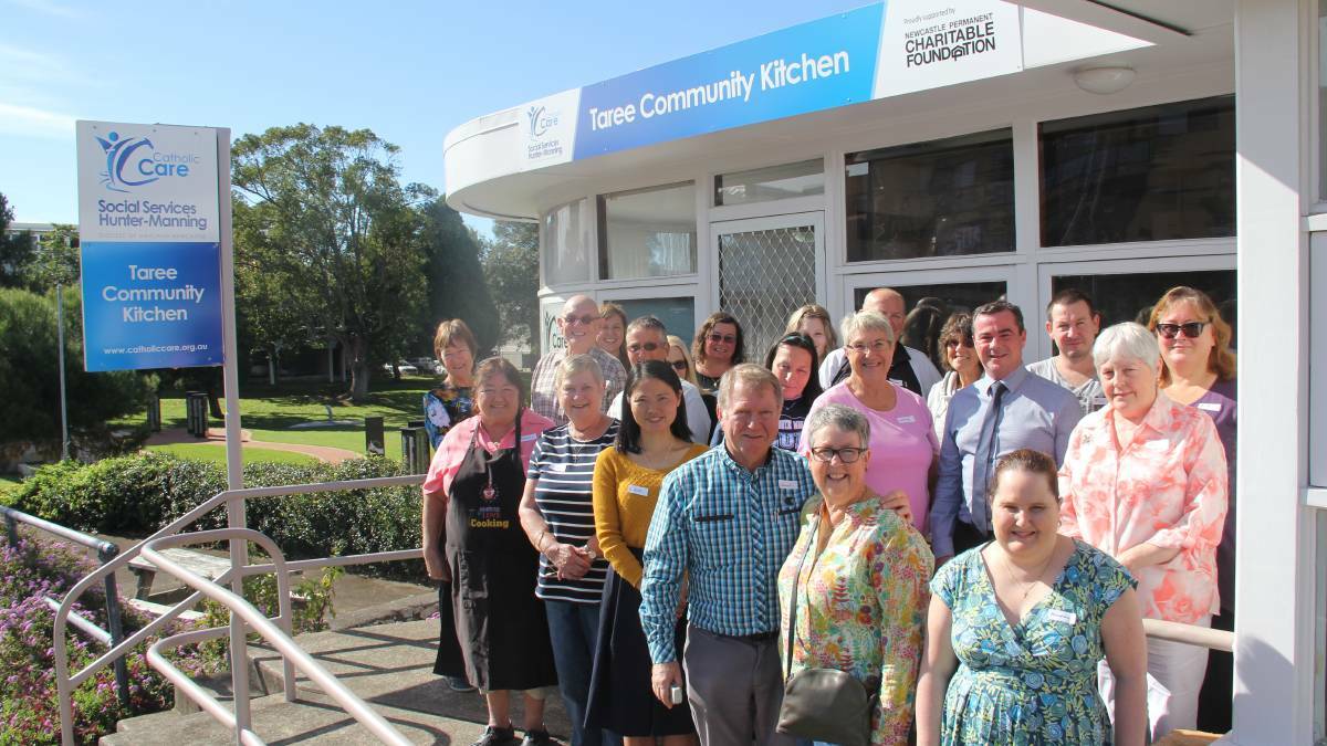 Taree Community Kitchen volunteers work to prepare, cook and serve delicious meals to homeless and vulnerable people. It is open for lunch Monday to Friday and recently celebrated serving 20,000 meals.