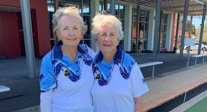 SCORES AND DRAWS: Local clubs can now view sports results and photos online. Pictured is 2019 Consistency singles winner Christine Downey (left) and runner up Joan Day from Old Bar Beach Women's Bowling Club. Photo supplied.