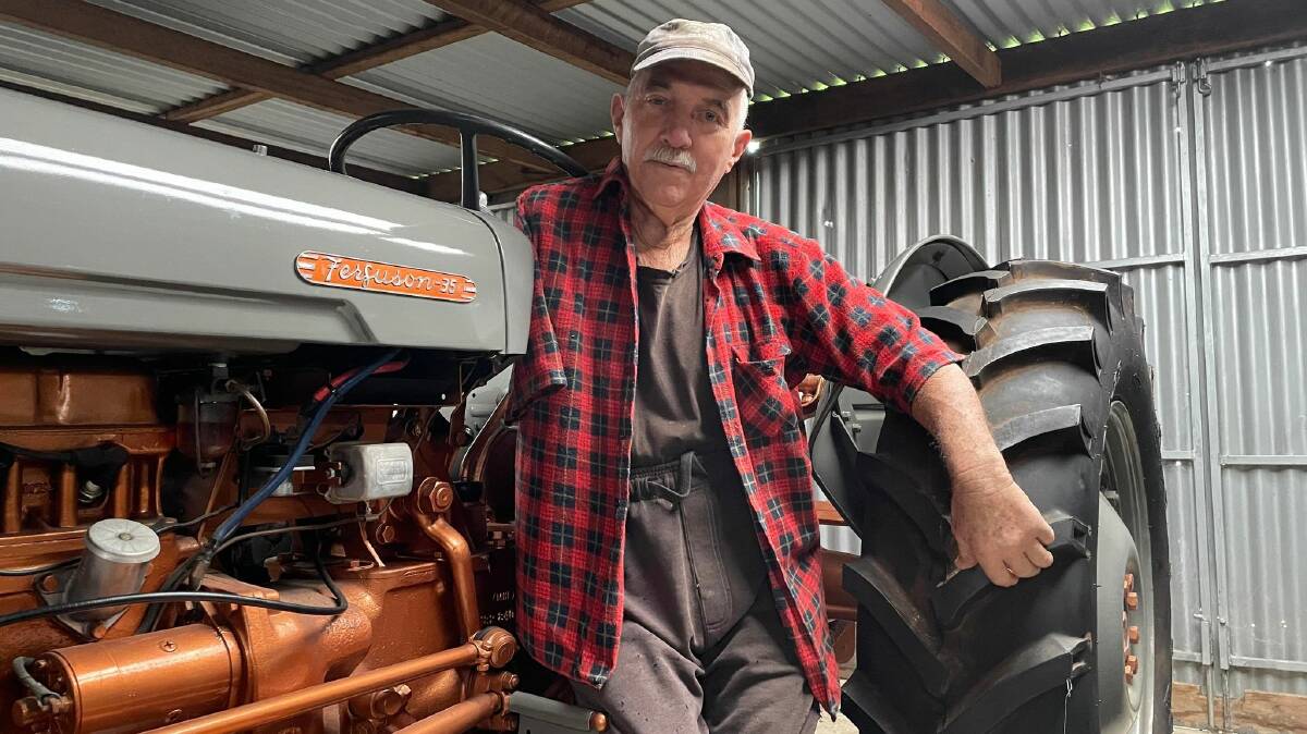 Comboyne resident Alan Latimore is the man behind a private machinery museum. Picture: Liz Langdale