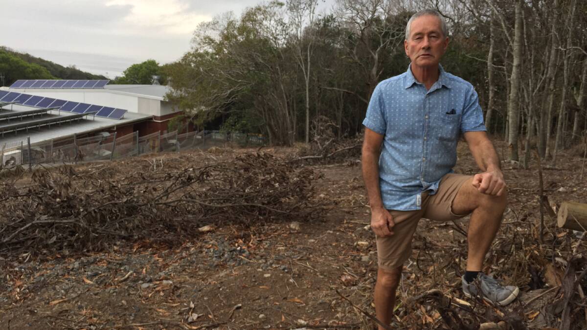 Hallidays Point Landcare volunteer, Alan Pursch, hopes investigations into the unauthorised clearing of the land he is standing on will soon be finalised.