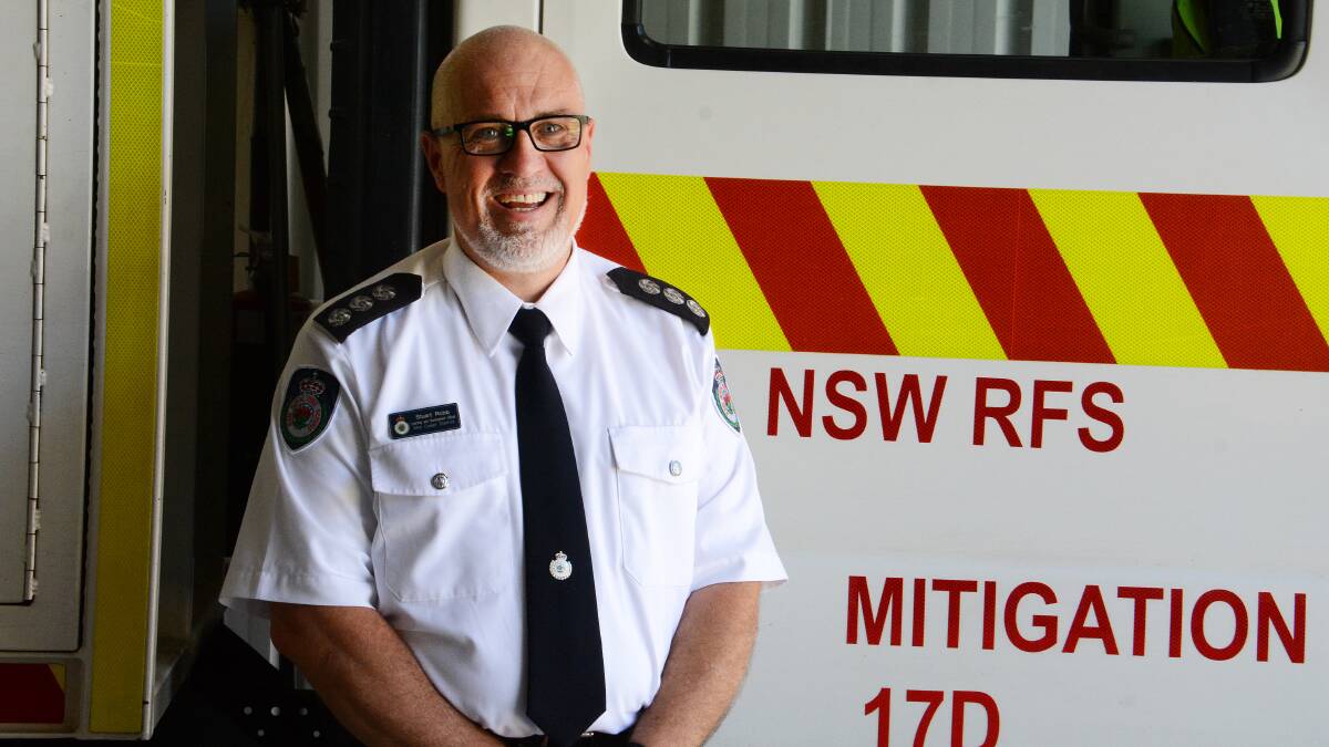 Mid Coast NSW Rural Fire Service district officer, Stuart Robb.