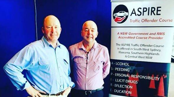 Aspire traffic offender course providers (L to R) Mark and Andrew McDonald.