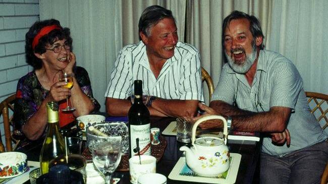 Densey Clyne, Jim Frazier and Sir David Attenborough. Picture: Jim Frazier.