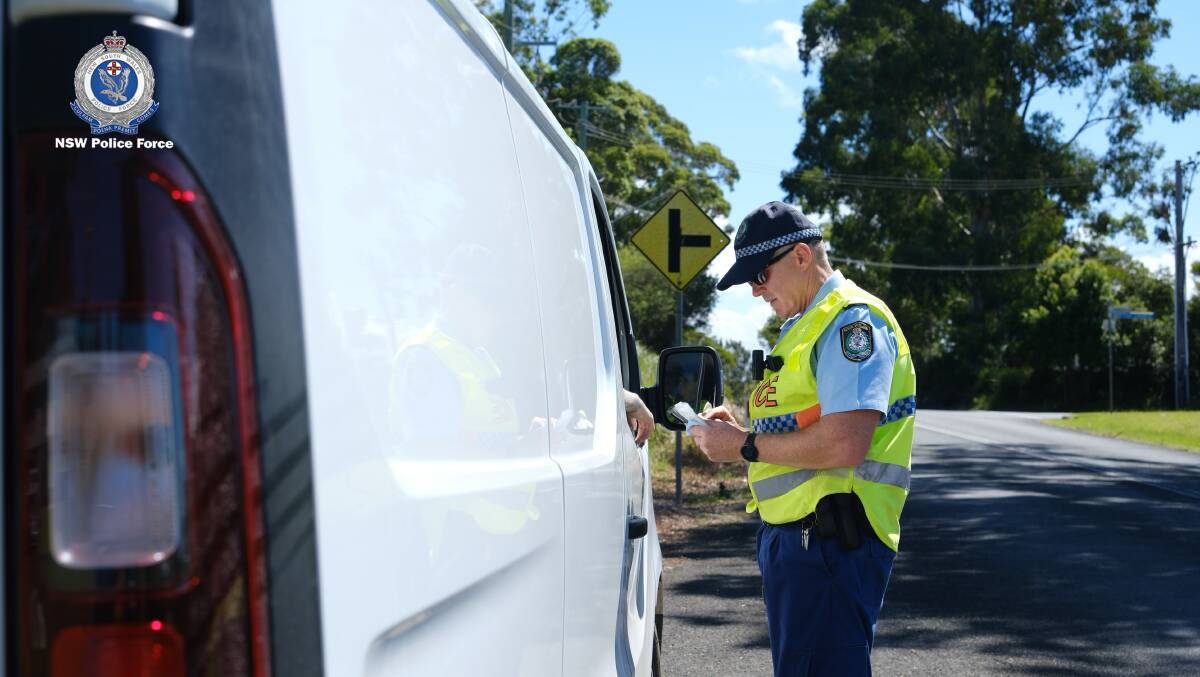 Officers from the Mid North Coast Police District participated in a three-day targeted operation over the weekend. Picture supplied by NSW Police