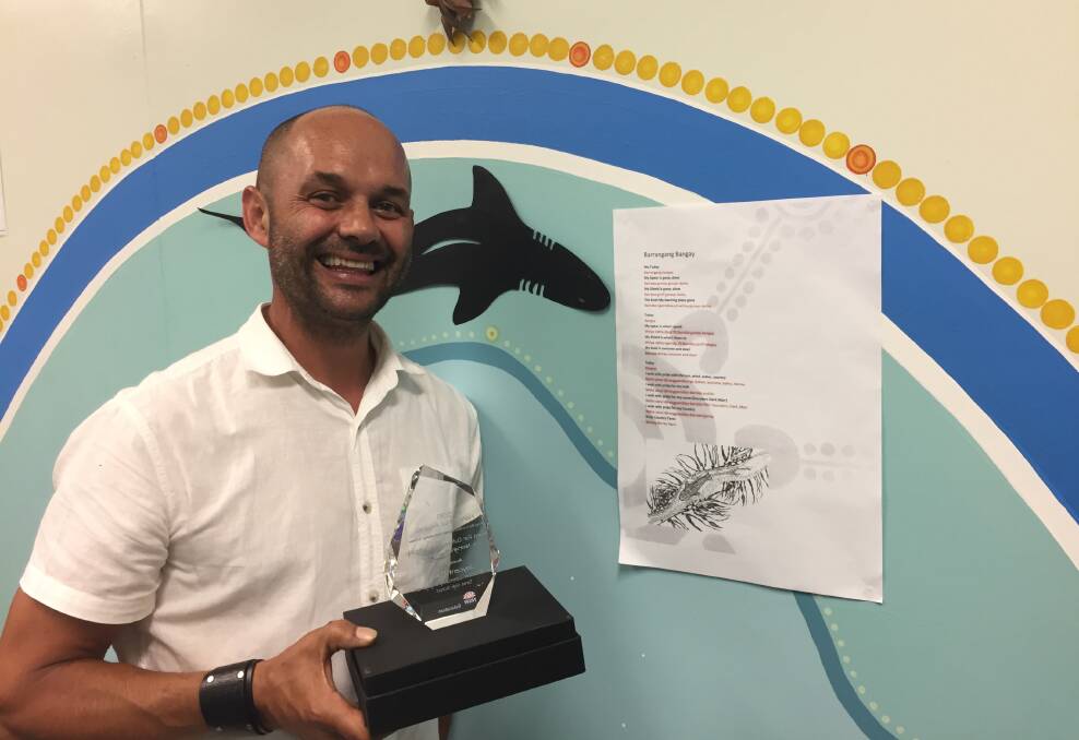 Jay Davis has been recognised for outstanding leadership in Aboriginal language in NSW.