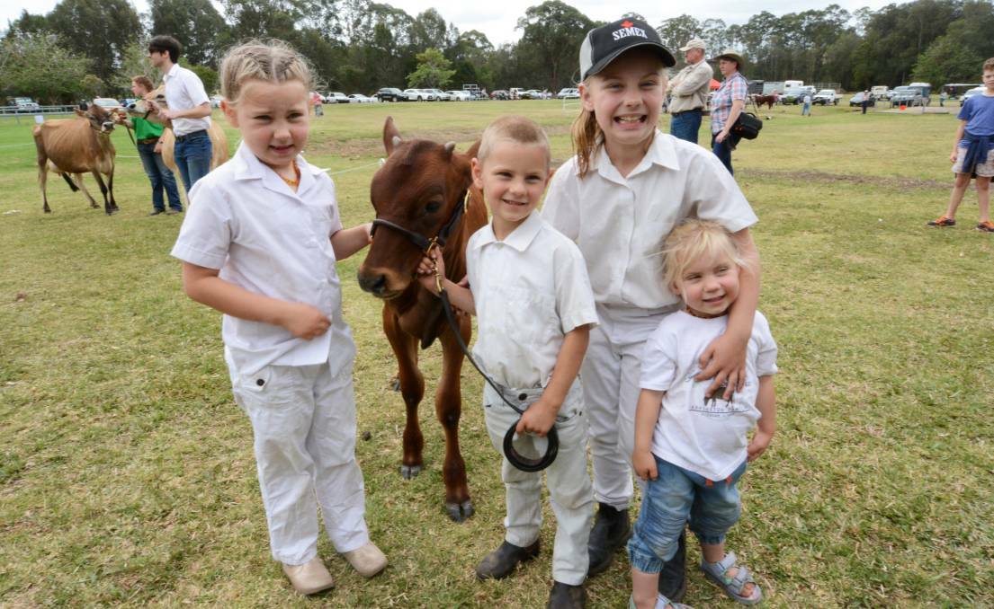 Country life: A 140-year tradition lives on as the 2018 Taree Show comes to town with top class cattle, horses, poultry and goats as well as fruits and vegetables and arts and crafts.  Photos: Scott Calvin.